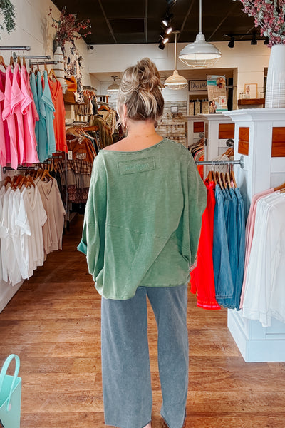 Mila Mineral Washed Pants