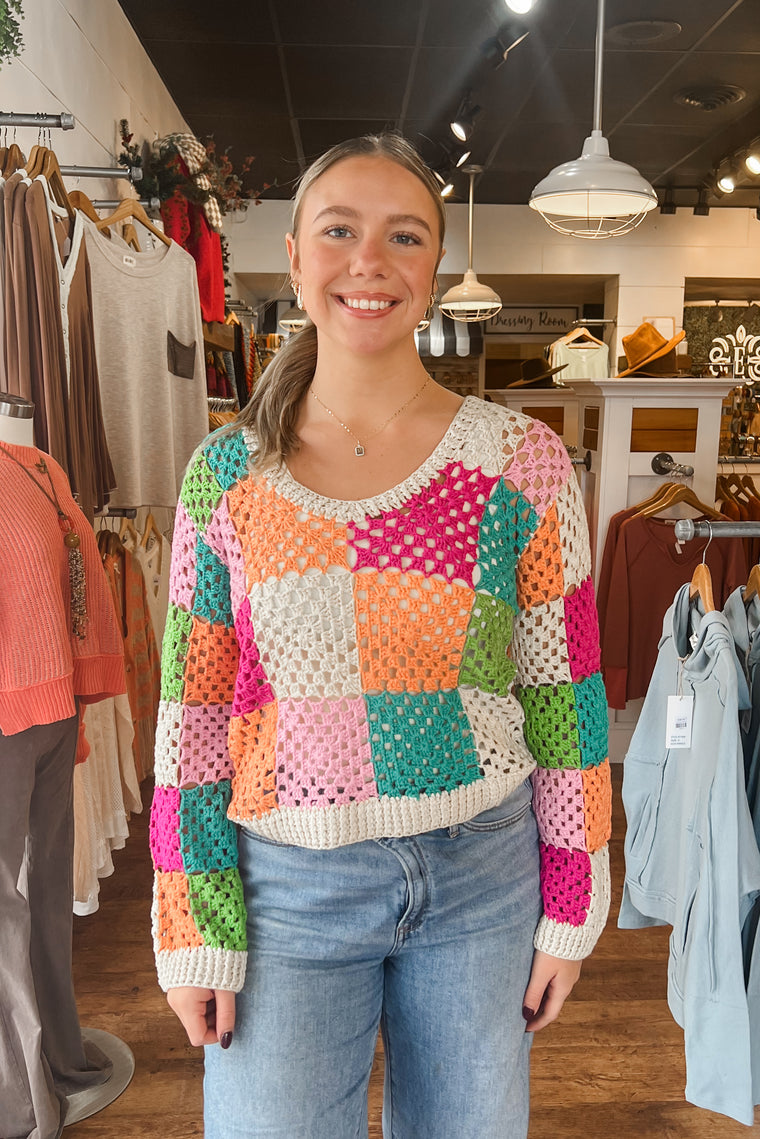 The Sammi Checked Pullover