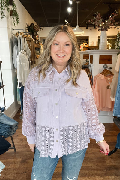 Maria Button Up Top