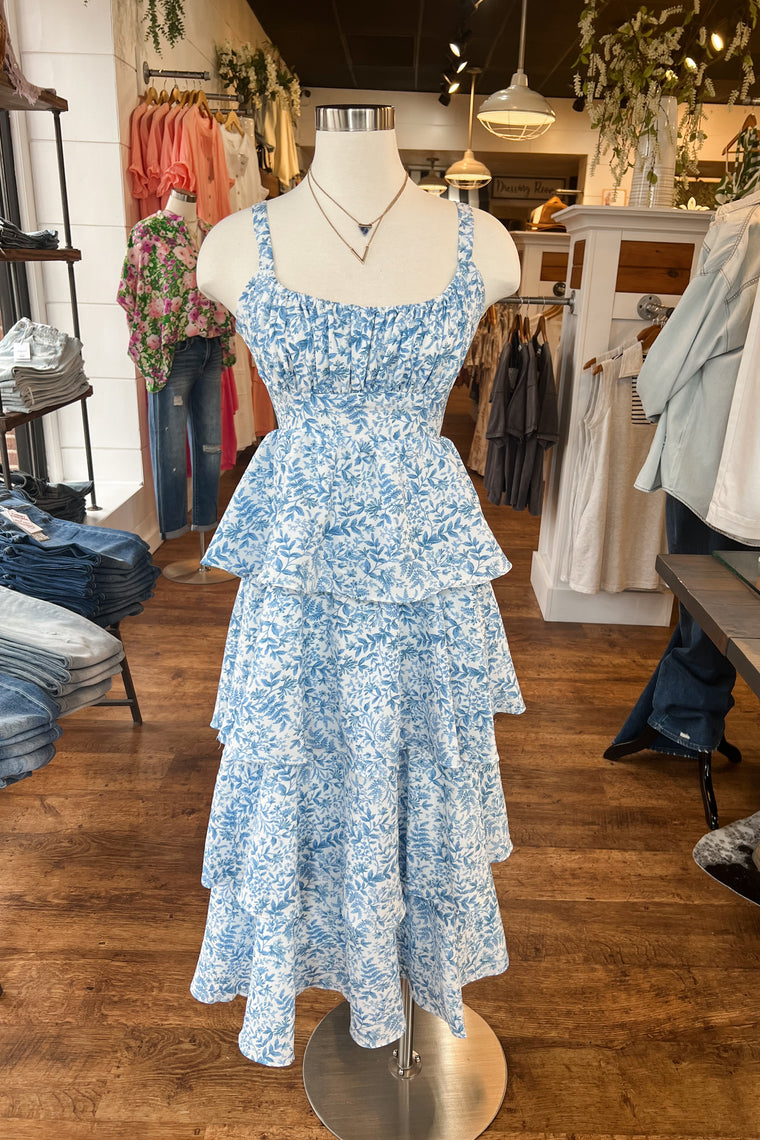 Lacey Ruffled Maxi Dress