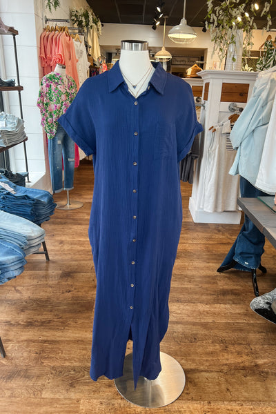 Skylar Maxi Shirt Dress