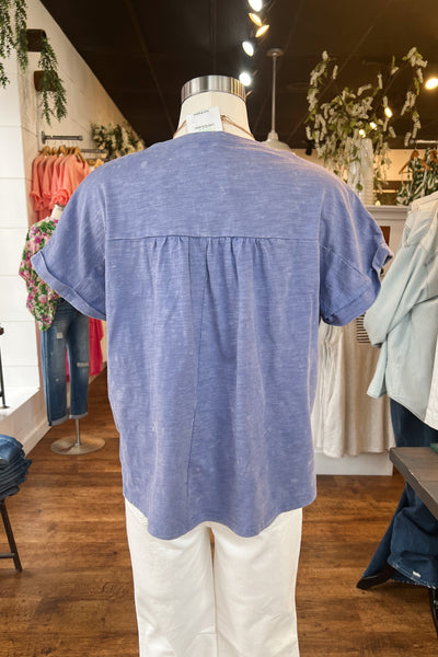 Carly Pullover - Denim Blue