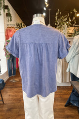 Carly Pullover - Denim Blue