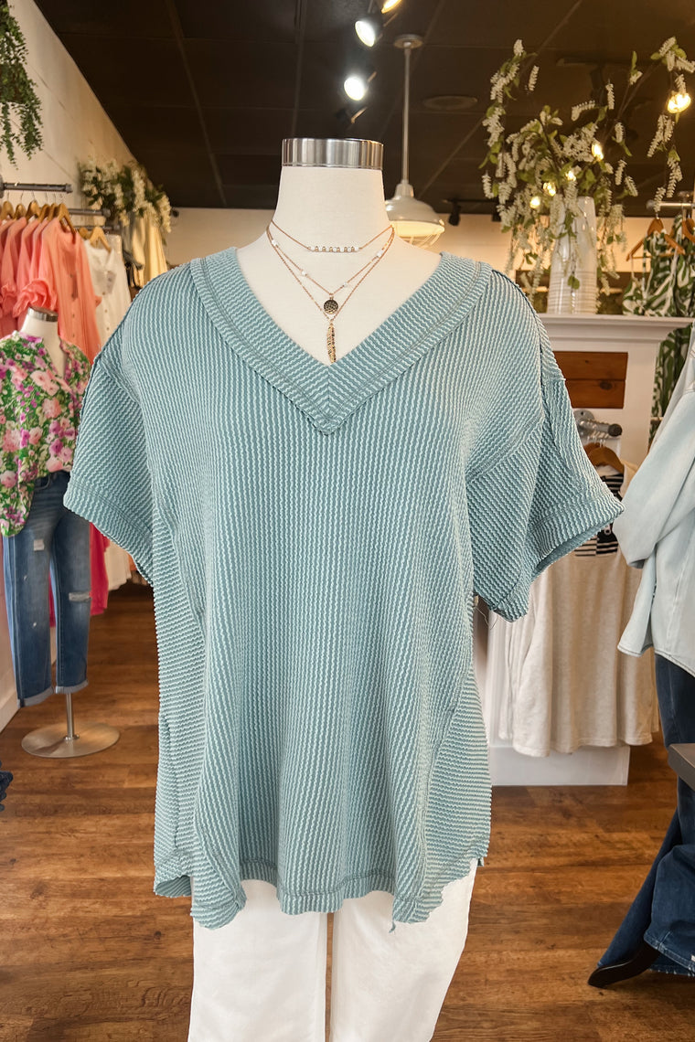 Kinsley Pullover - Blue