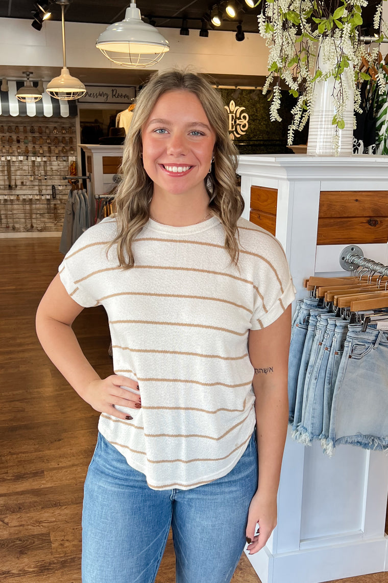 Hannah Striped Pullover