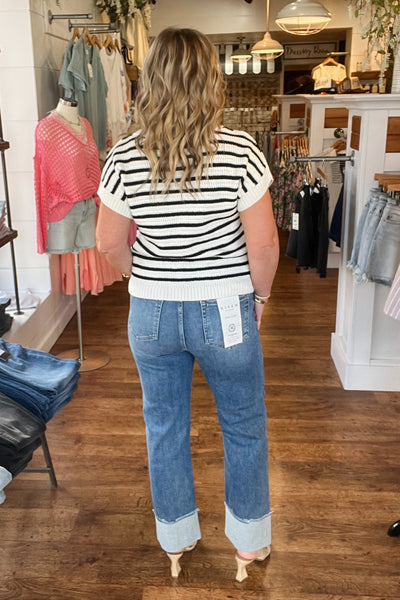 Risen HR Straight Cuffed Relaxed Jean