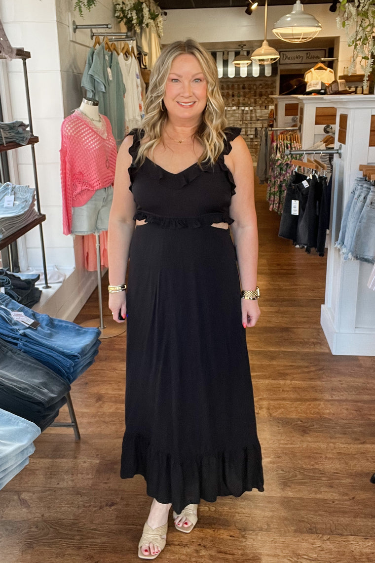 Bailee Maxi Dress - Black