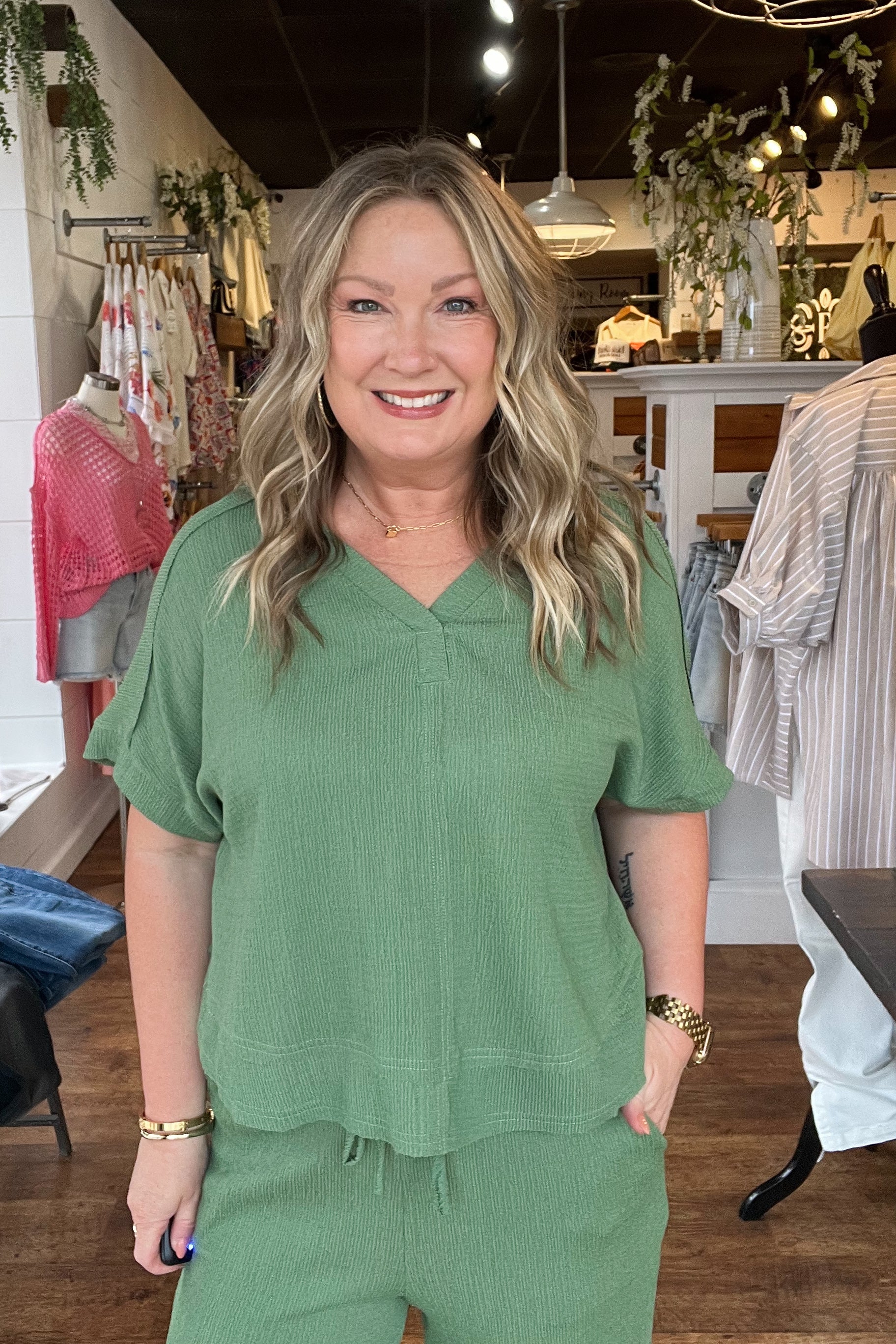 Elise Pullover - Sage