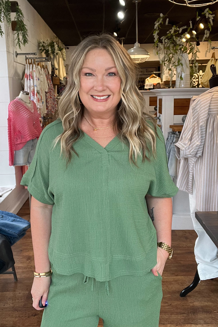 Elise Pullover - Sage