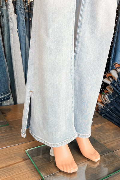 Risen Pull On Split Leg Jean