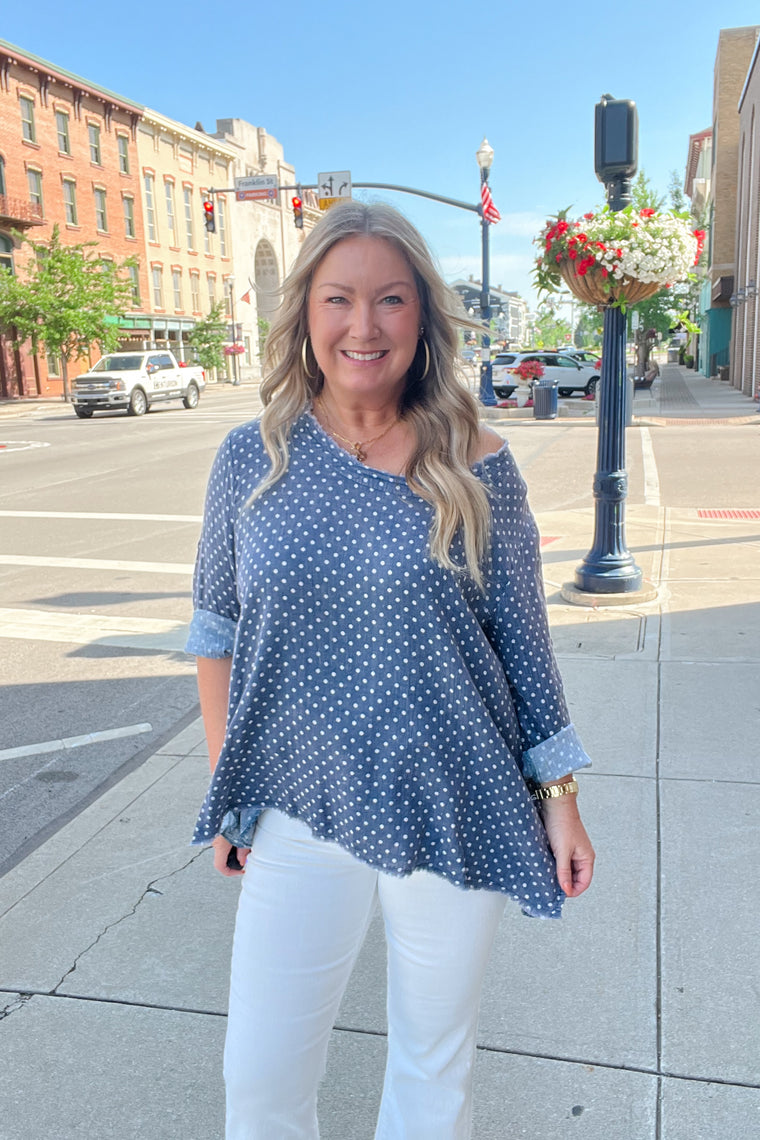Polka Dot Pullover