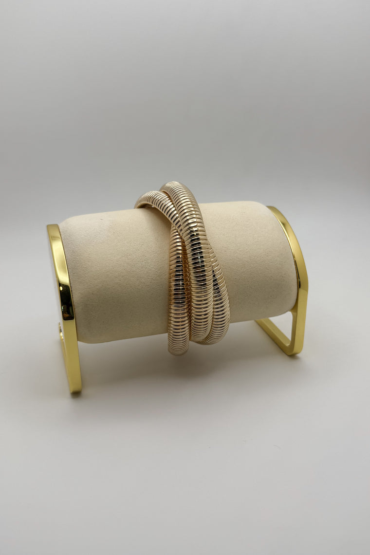Set Of 3 Bangles - Gold