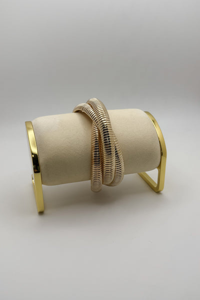 Set Of 3 Bangles - Gold