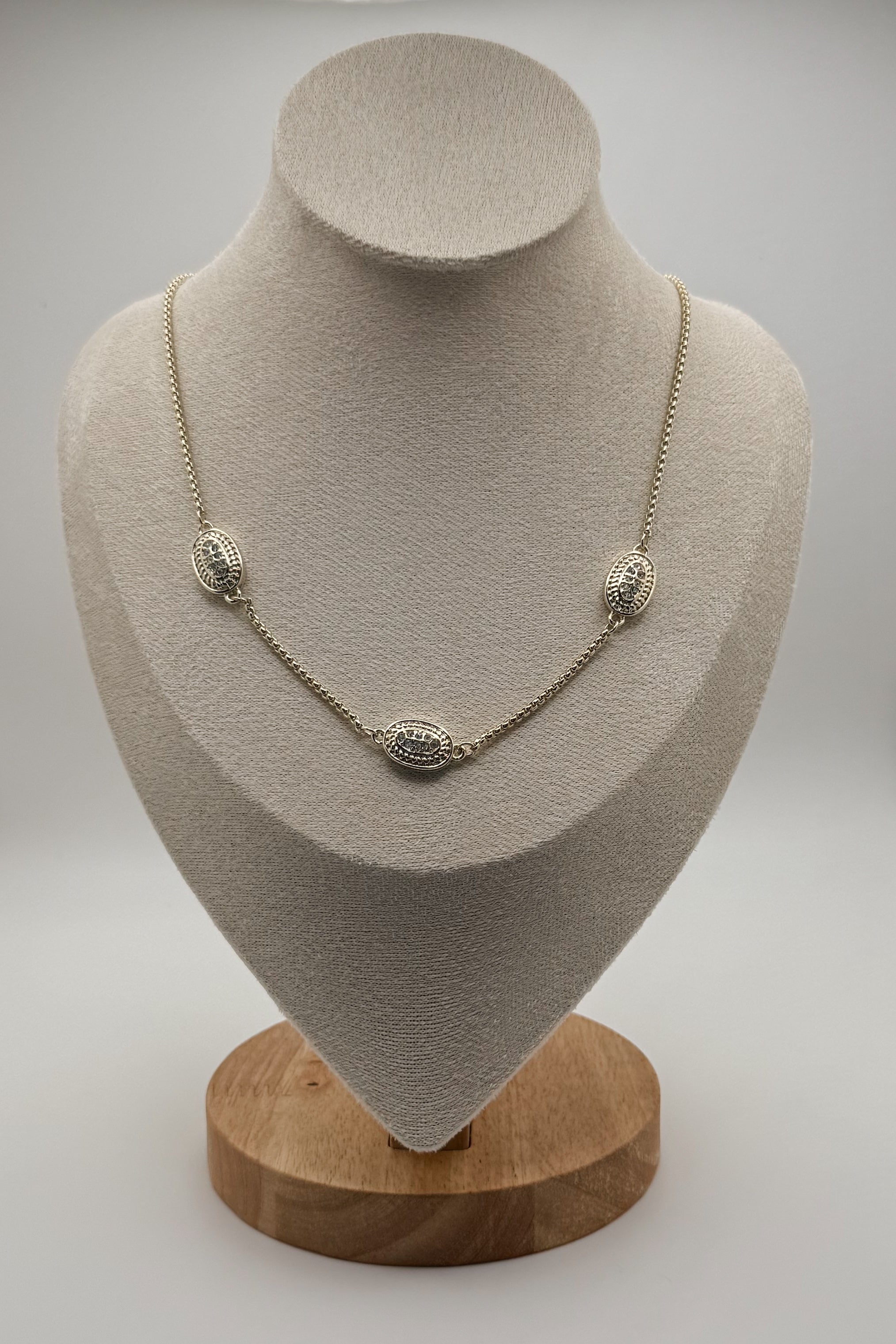 14k Gold Plated Beaded Necklace