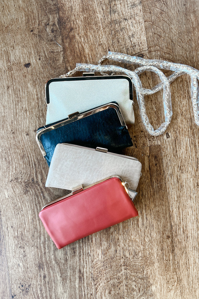 The Margo Wallet Clutch - Brick