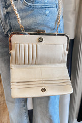 The Margot Wallet Clutch - Beige