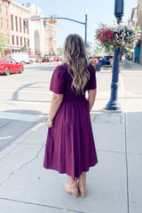 Kamryn Dress - Plum