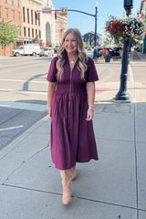 Kamryn Dress - Plum