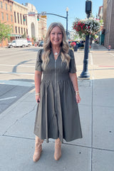 Kamryn Dress - Olive