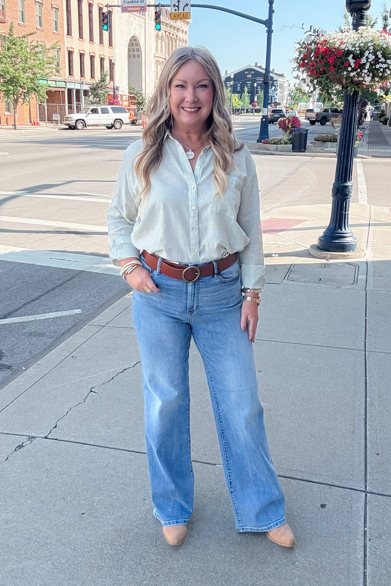 Judy Blue HW Retro Wide Leg Jean