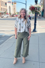 Emelia Olive Pants
