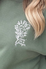 Livin' On A Prayer Crew Neck Sweatshirt