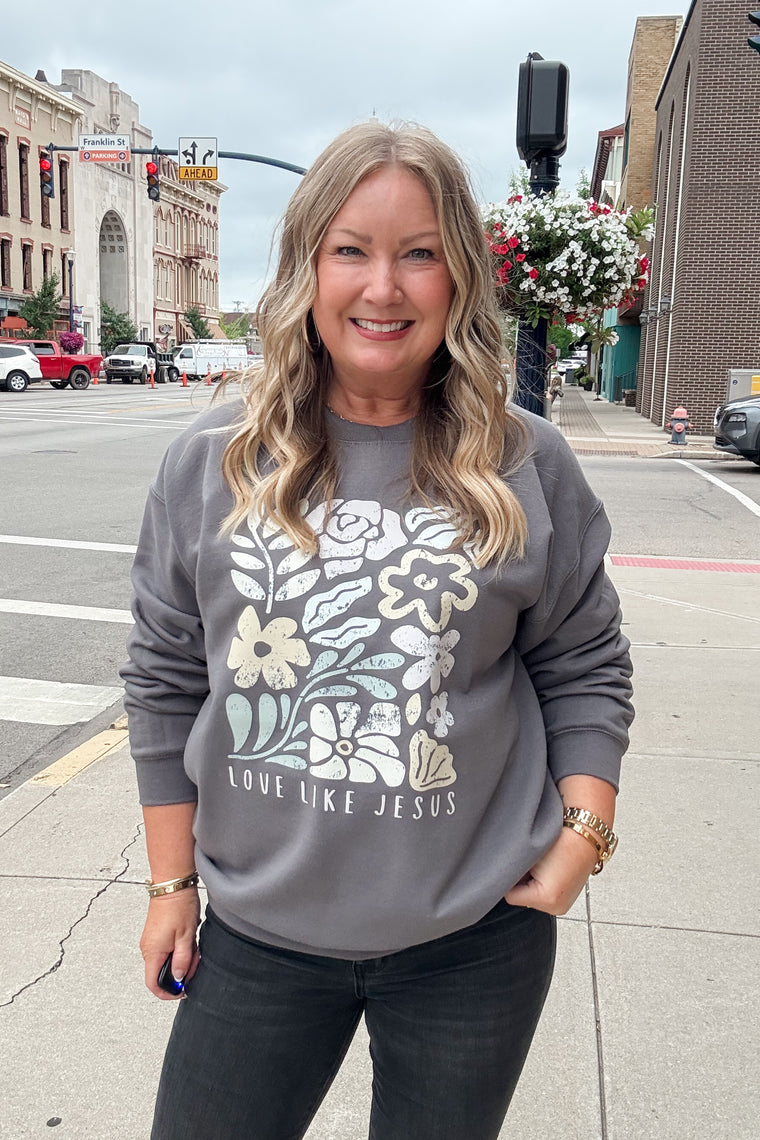 Love Like Jesus Crew Neck Sweatshirt