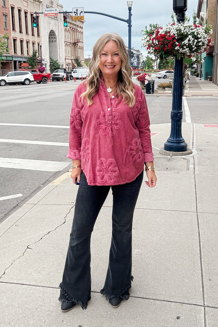 Ariah Flower Pullover