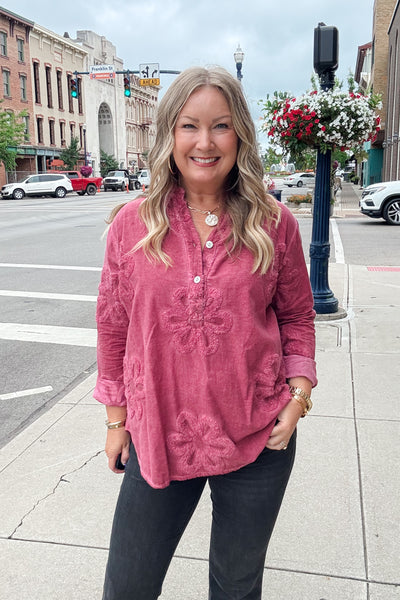 Ariah Flower Pullover