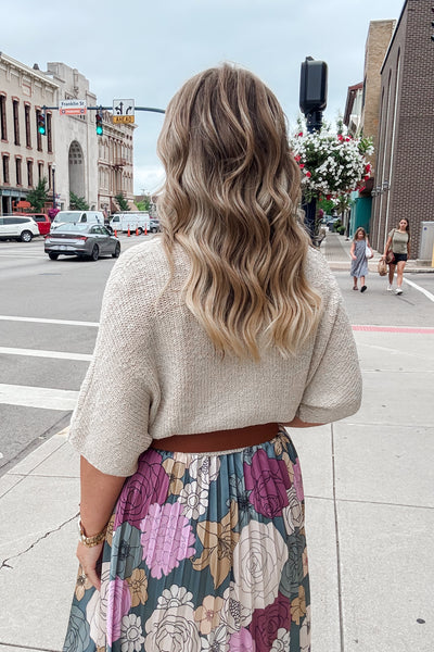 Kamryn Oatmeal Pullover Sweater
