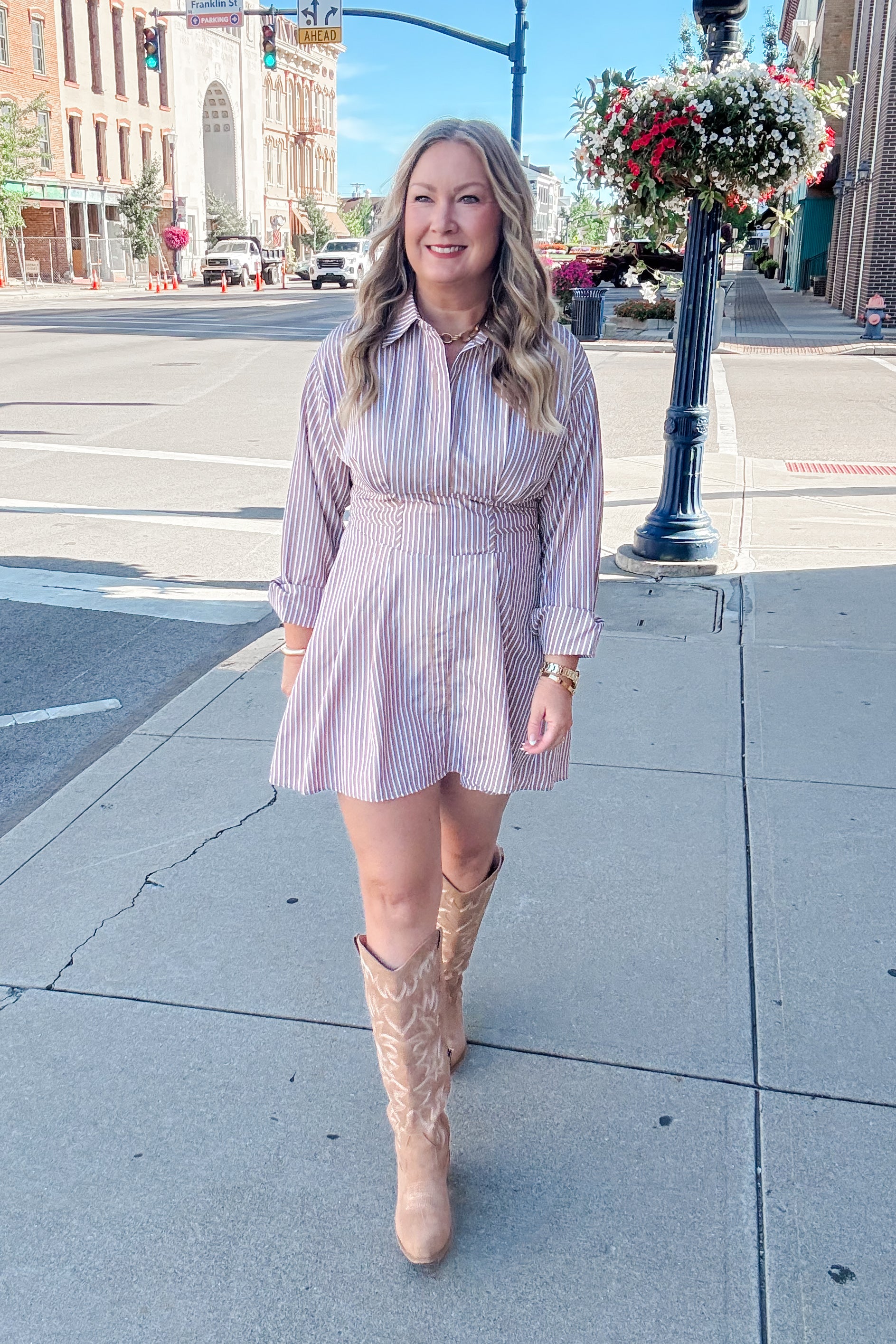 Rosalie Cinched Waist Dress