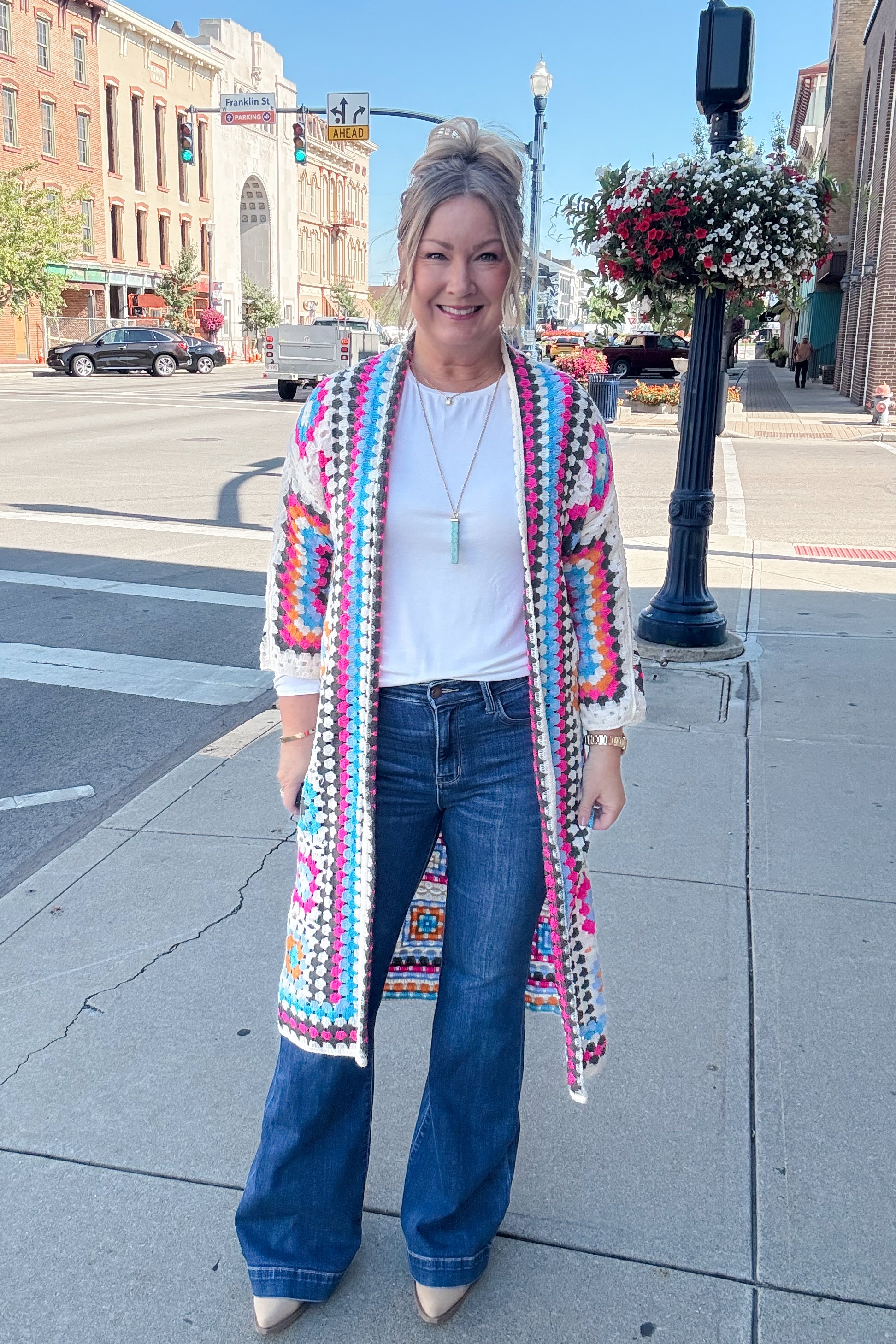 POL Delaney Multi Colored Cardigan