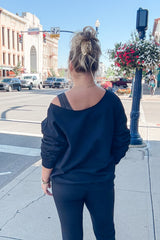 Expensive & Difficult Off Shoulder Sweatshirt