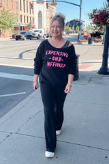 Expensive & Difficult Off Shoulder Sweatshirt