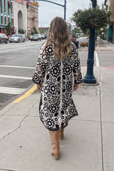 POL Tatum Crochet Cardigan - Black