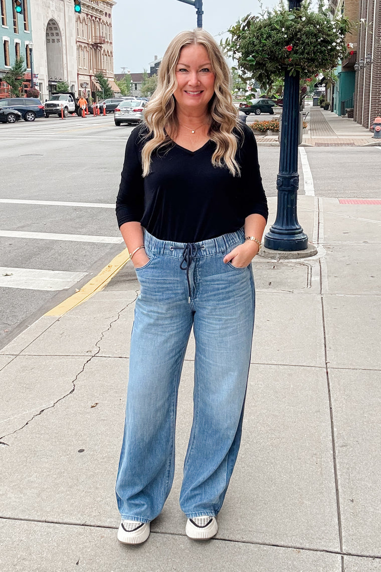 Judy Blue HW Wilhelmina Elastic Waist Jean