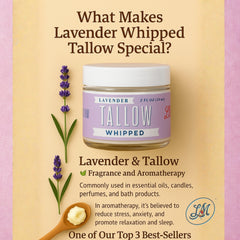Lavender Whipped Tallow Moisturizer - 9oz