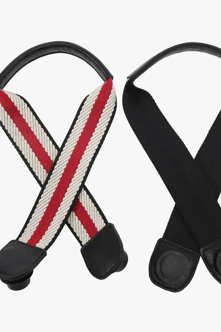 Guitar Strap For Versa Tote - Black / Red Stripe