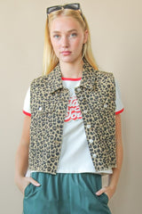Shane Leopard Vest