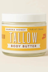 Manuka Honey + Rosehip Tallow Body Butter - 9 oz