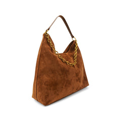 Sava Suede Tote Bag - Camel