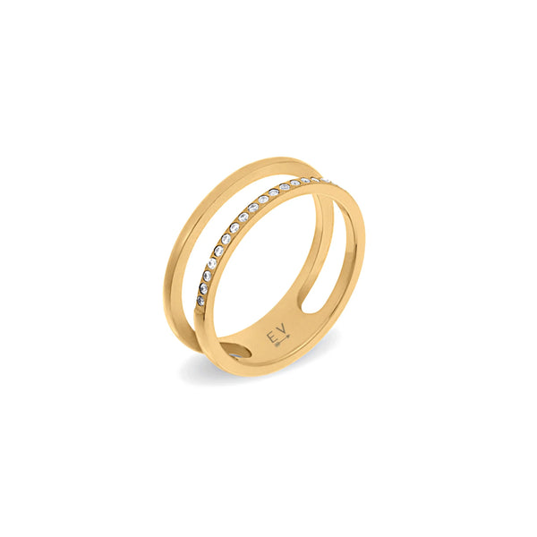 Tarryn Double Ring - Gold