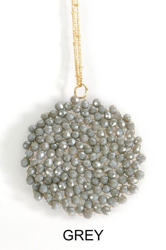 The Valeria Necklace - Grey