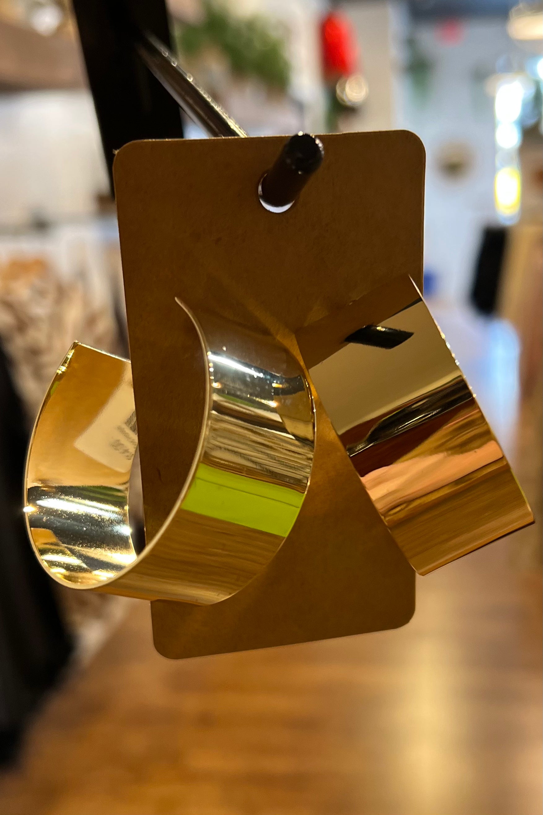 Wide Gold Hoops